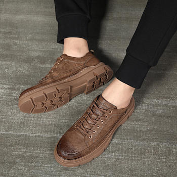 Men casual sneakers 2023 summer new lace-up retro simple