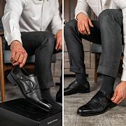 Black Men's Business Shoes Style 018 - 6