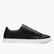 Black White Men's Casual Shoes Style 020 - 2