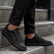 Black Men's Casual Shoes Style 020 - 4