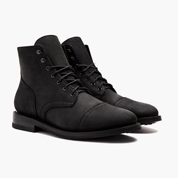 Deep Black Men's Shoes High Top 108