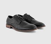 Smart Derby Shoes Black - 1