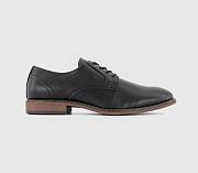 Smart Derby Shoes Black - 4