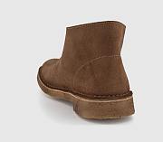 Mens Desert Boots Cola Suede - 4