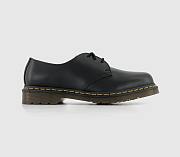 3 Eye Lace Shoes M Black Leather - 3