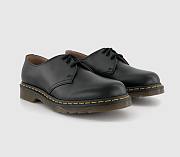 3 Eye Lace Shoes M Black Leather - 2