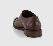 Double Strap Monk Shoes Brown - 3