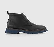 Outsole Chukka Boots Black Leather - 4