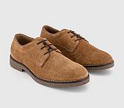 Look Derby Shoes Tan Suede - 1