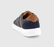 Cade Side Stripe Trainers Navy - 4