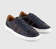 Cade Side Stripe Trainers Navy - 3