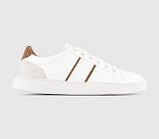 Cade Side Stripe Trainers White - 4