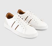 Cade Side Stripe Trainers White - 3