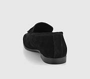 Tassel Loafers Black Suede - 3