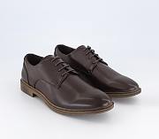 Leather Derby Shoes Brown Leather - 1