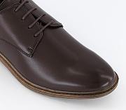 Leather Derby Shoes Brown Leather - 2