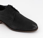 Leather Derby Shoes Black Leathe - 3