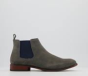 Barkley 2 Chelsea Boots Grey Navy Suede - 5