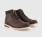 Bradwell Borg Lined Hybrid Boots Brown - 1