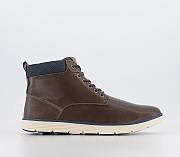 Mid Top Sneaker Boots Brown  - 3